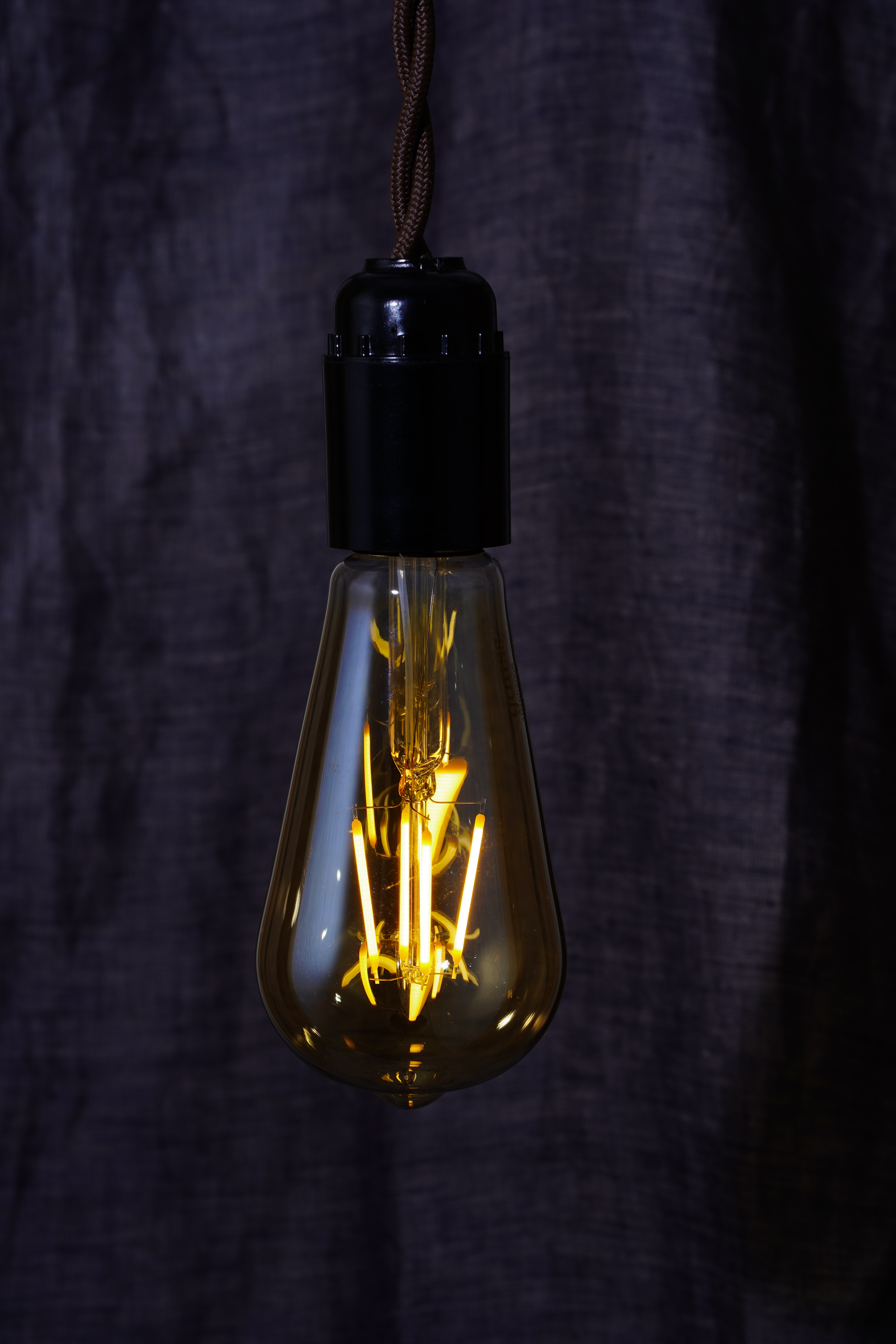 A lightbulb with light-emitting diodes inside
